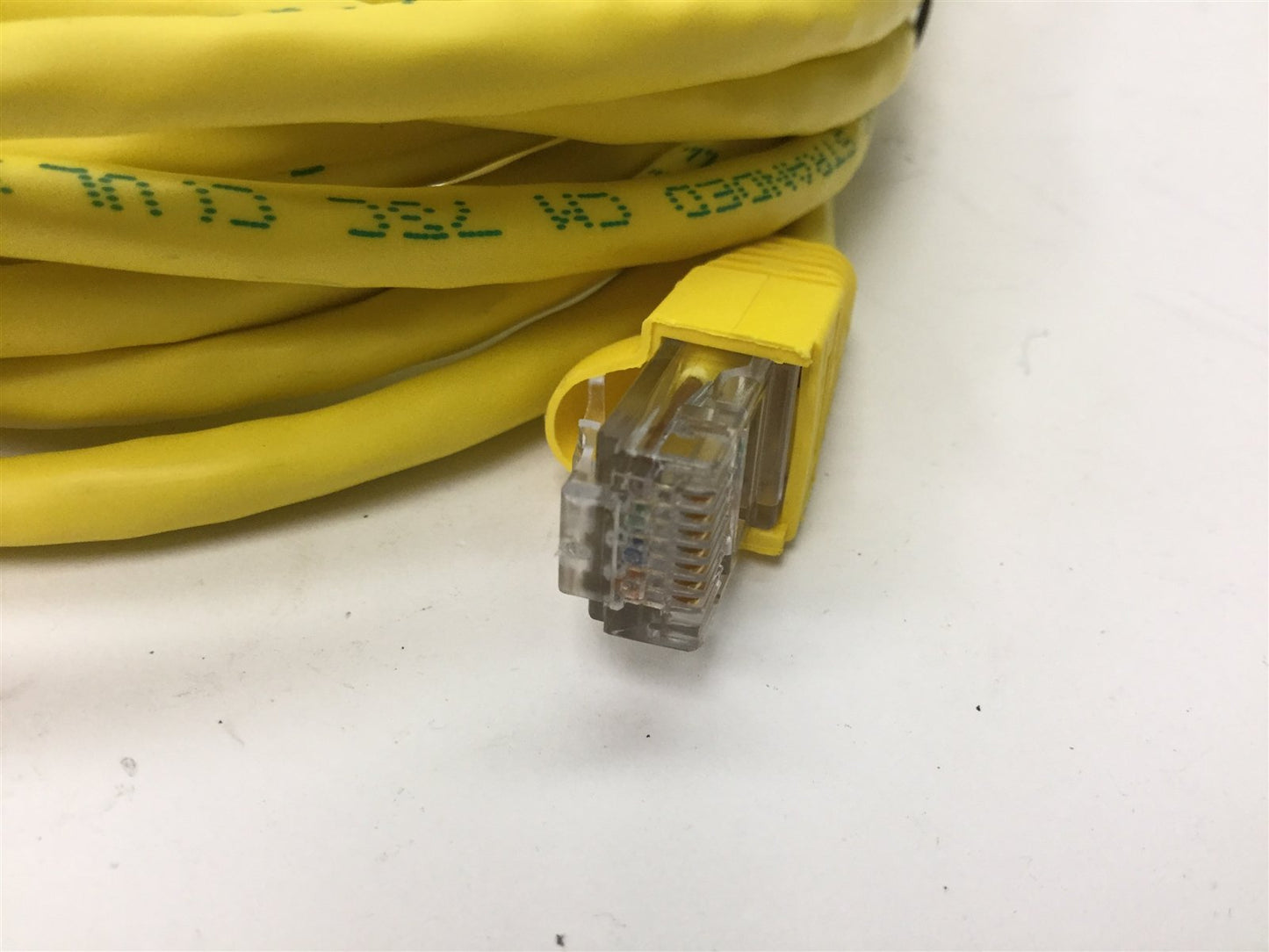 Used Cognex 300-0342-15 Ethernet Cable, Length: 15 Feet, RJ-45 Connections