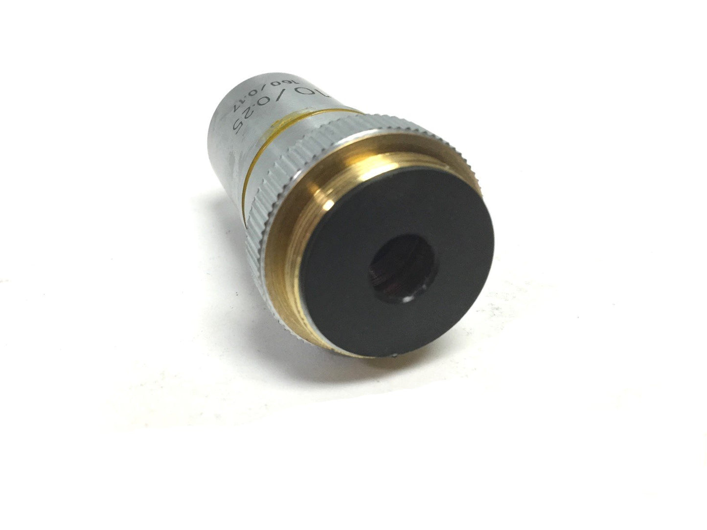 Used Microscope 10/0.25 160/0.17 Objective, Magnification: 10x, Required Tube: 160mm