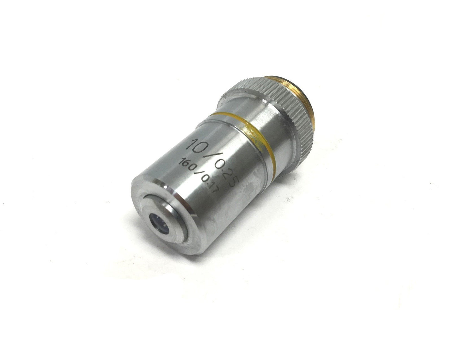 Used Microscope 10/0.25 160/0.17 Objective, Magnification: 10x, Required Tube: 160mm