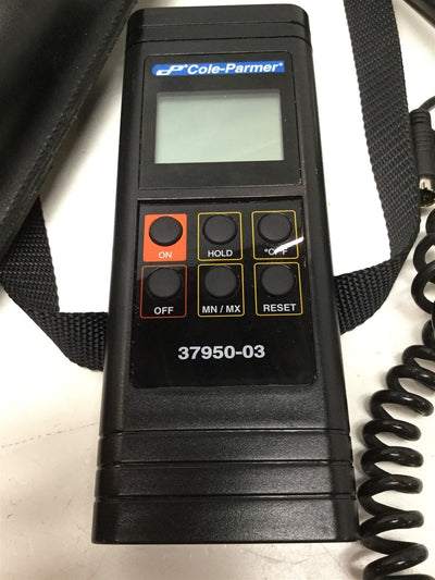 Used Cole Parmer 37950-03 Digital Thermohygrometer Moisture Temperature Meter 10-95RH