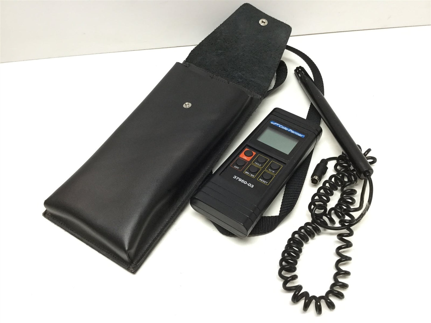 Used Cole Parmer 37950-03 Digital Thermohygrometer Moisture Temperature Meter 10-95RH