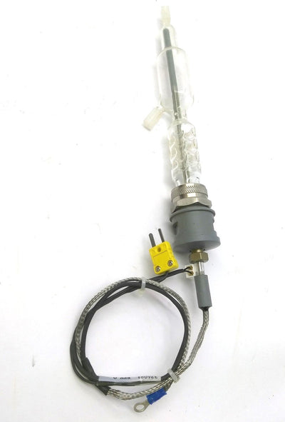 Used Distillation Chamber L 7¾ x D 1¼" ¼-28 Thread 24V 40W Heater Type K Thermocouple