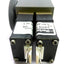 Used Parker LQX16-3W12EPFS-901 Two Solenoid Valves w/Manifold, 3x 1/4-28 50PSI 12VDC