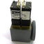 Used Parker LQX16-3W12EPFS-901 Two Solenoid Valves w/Manifold, 3x 1/4-28 50PSI 12VDC
