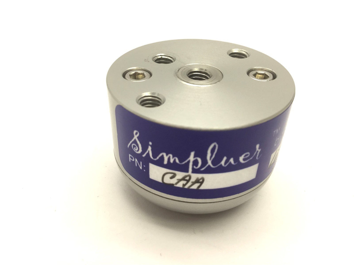 Used Blockwise CAA Simpluer Panel Mount Quick Connector For Luer Fittings, 100psi
