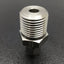 New Lot of 2 New Parker 316 Stainless Steel 1/2" NPT 1/4" Tube Compression Adapter