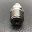 New Lot of 2 New Parker 316 Stainless Steel 1/2" NPT 1/4" Tube Compression Adapter