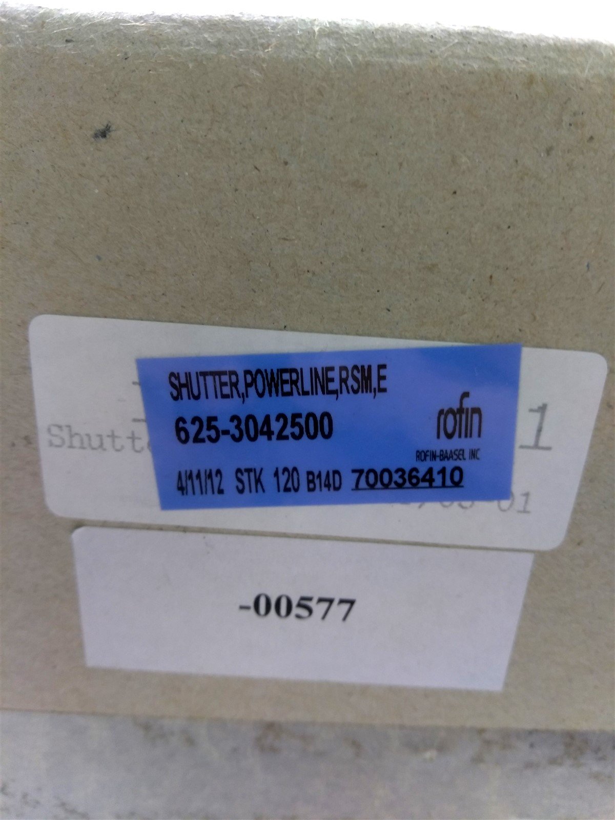 New – Open box Rofin Sinar 625-3042500 PowerLine-10E Laser Shutter Module, RSM, E Line