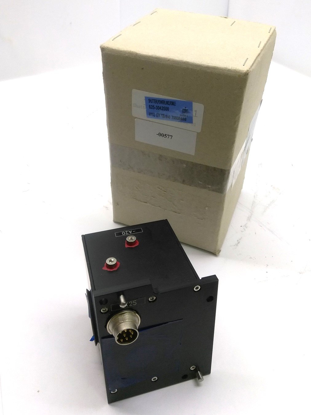 New – Open box Rofin Sinar 625-3042500 PowerLine-10E Laser Shutter Module, RSM, E Line