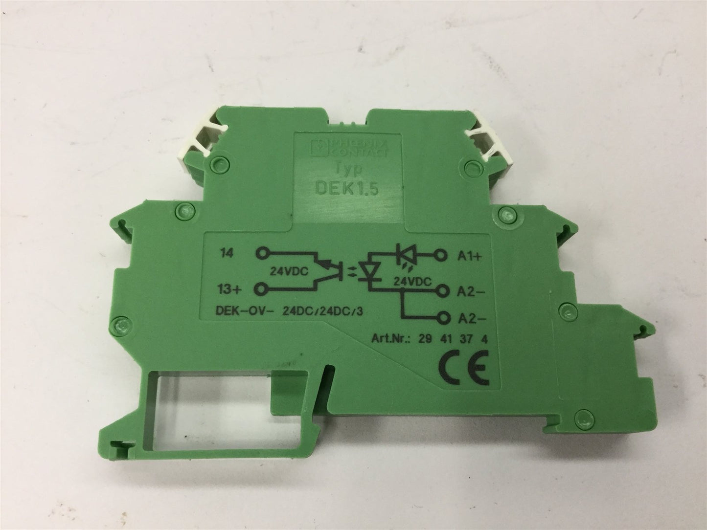 Used Phoenix Contact 2941374 Solid State Relay, SPST-NO, Input: 24VDC, Output: 24VDC