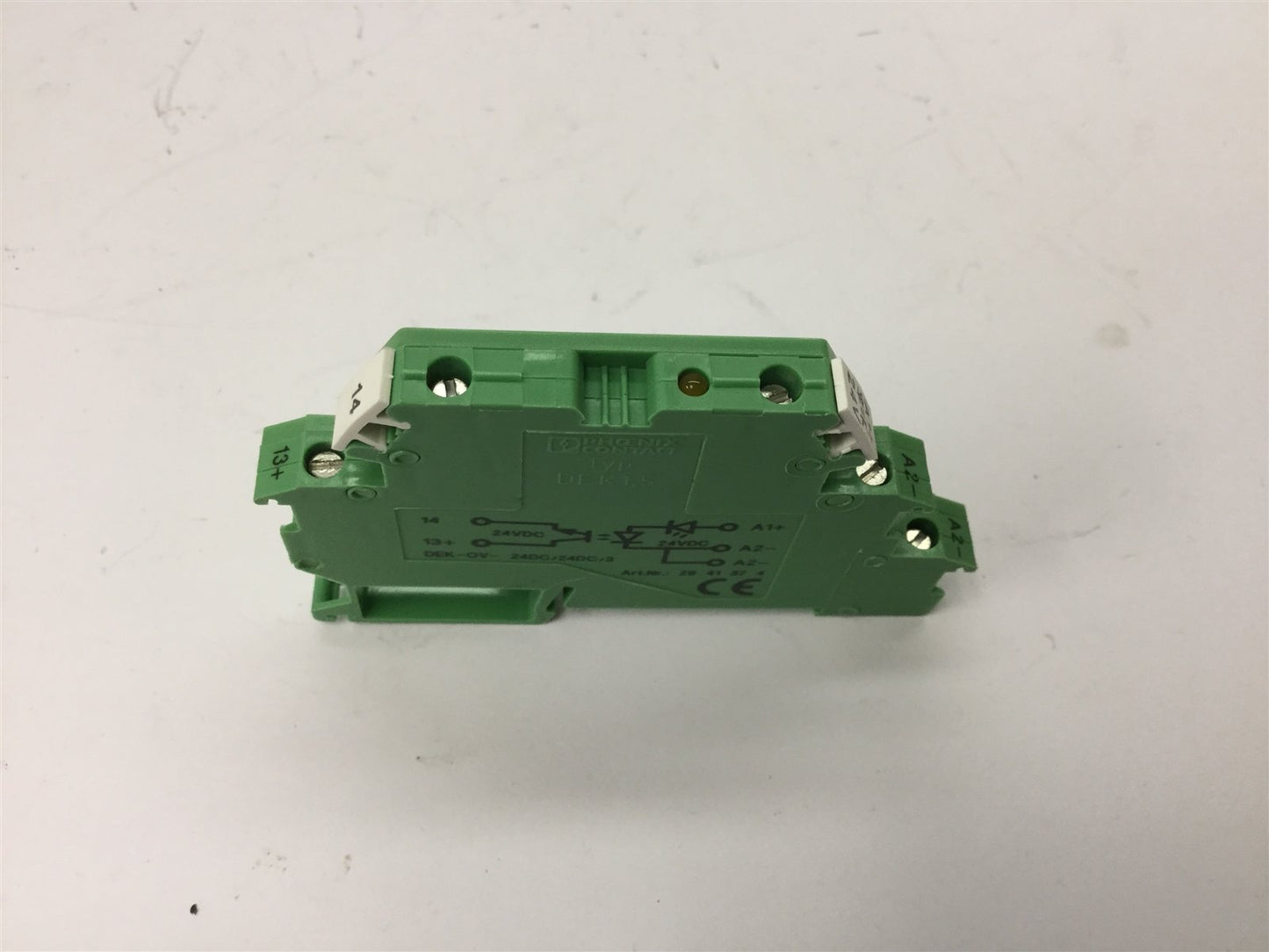 Used Phoenix Contact 2941374 Solid State Relay, SPST-NO, Input: 24VDC, Output: 24VDC