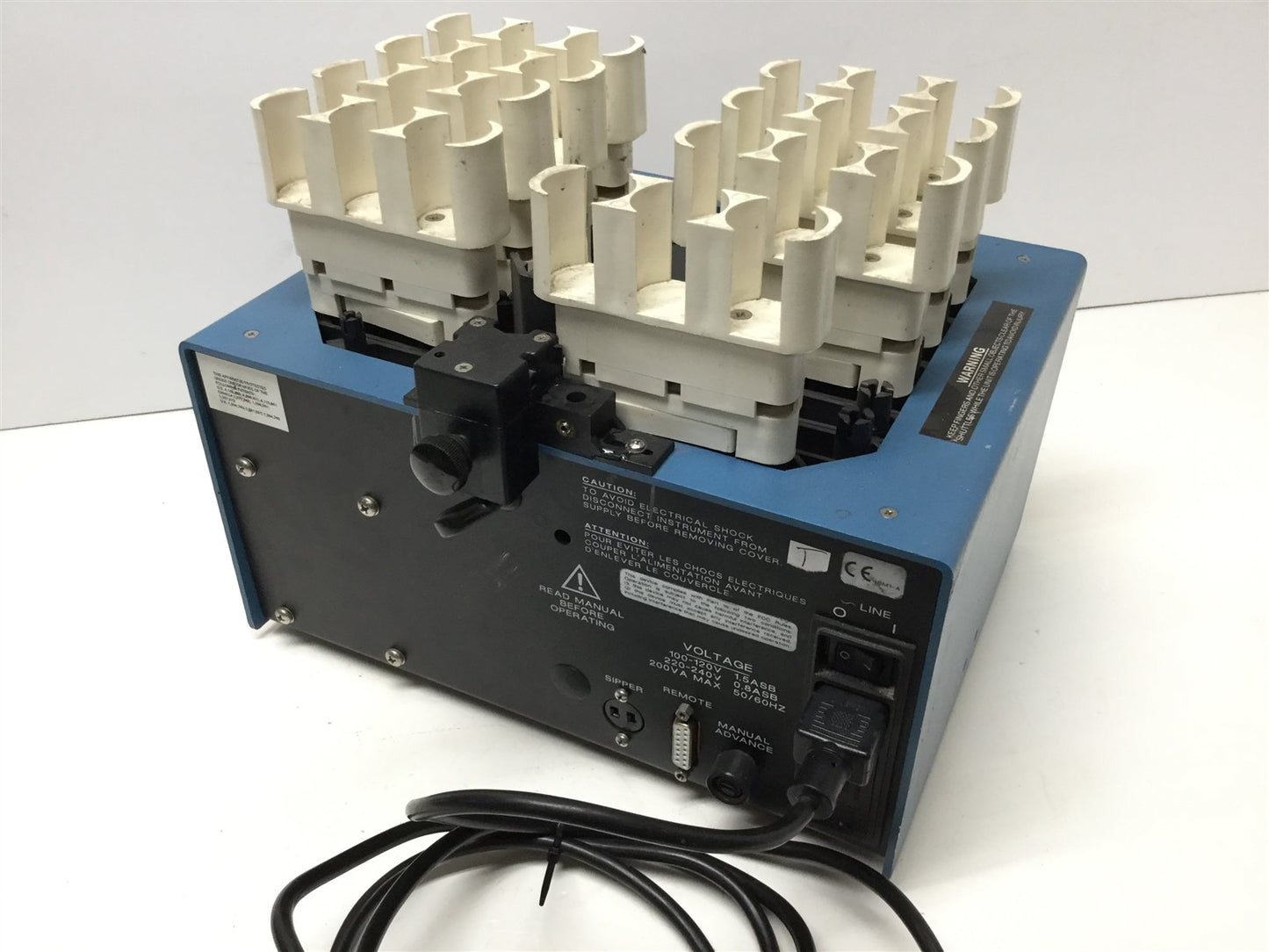 Used Viscotek SHLR Autosampler Relative Viscometer Test Tube Batch Sampler Table