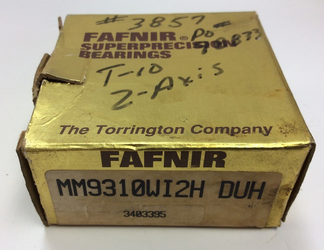 Used Fafnir Torrington MM9310WI2H DUH Super Precision Bearings 1.50" Bore, 2.8347" OD