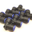 Used Lot of 8 SMC Push In Right Angle Union, Ports: 12mm Tube to 12mm S'Pore