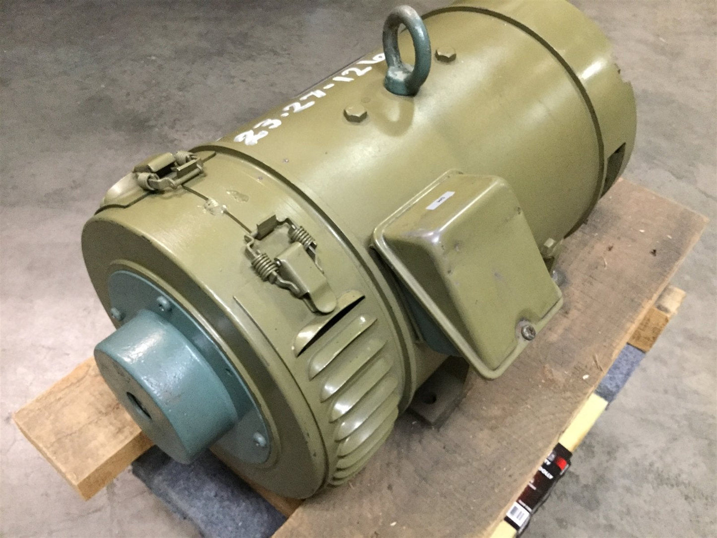 Used Miki Pulley SCD-3700-E DC Brush Motor 180VDC 26A, 3.7kW, 1750RPM