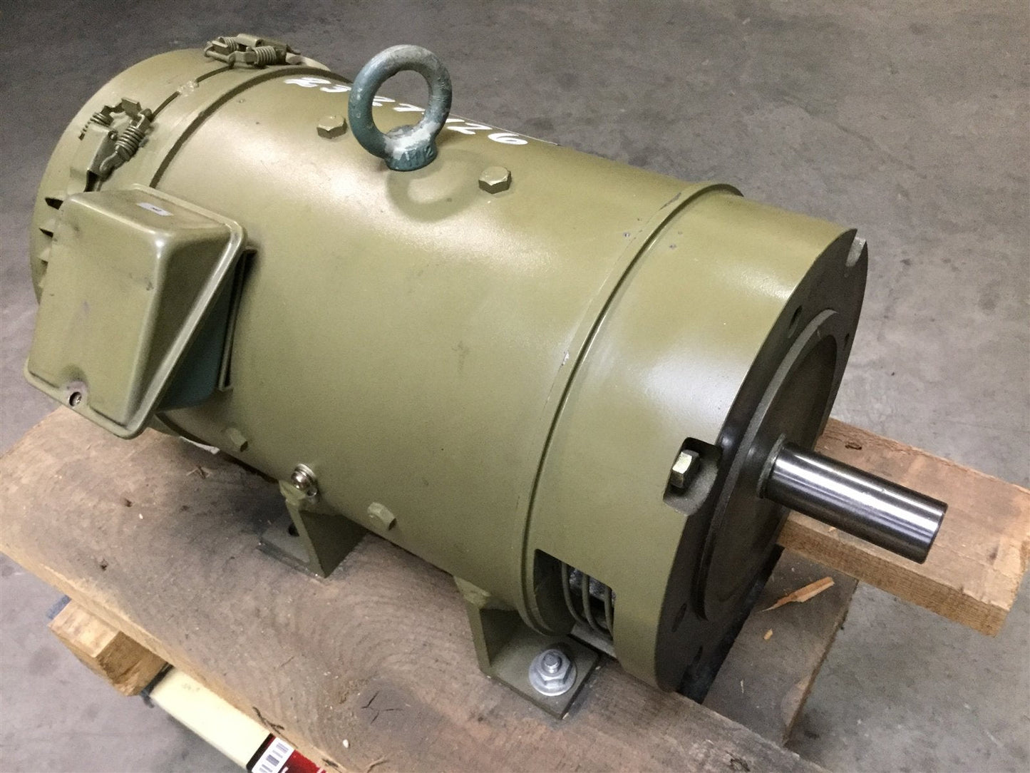 Used Miki Pulley SCD-3700-E DC Brush Motor 180VDC 26A, 3.7kW, 1750RPM