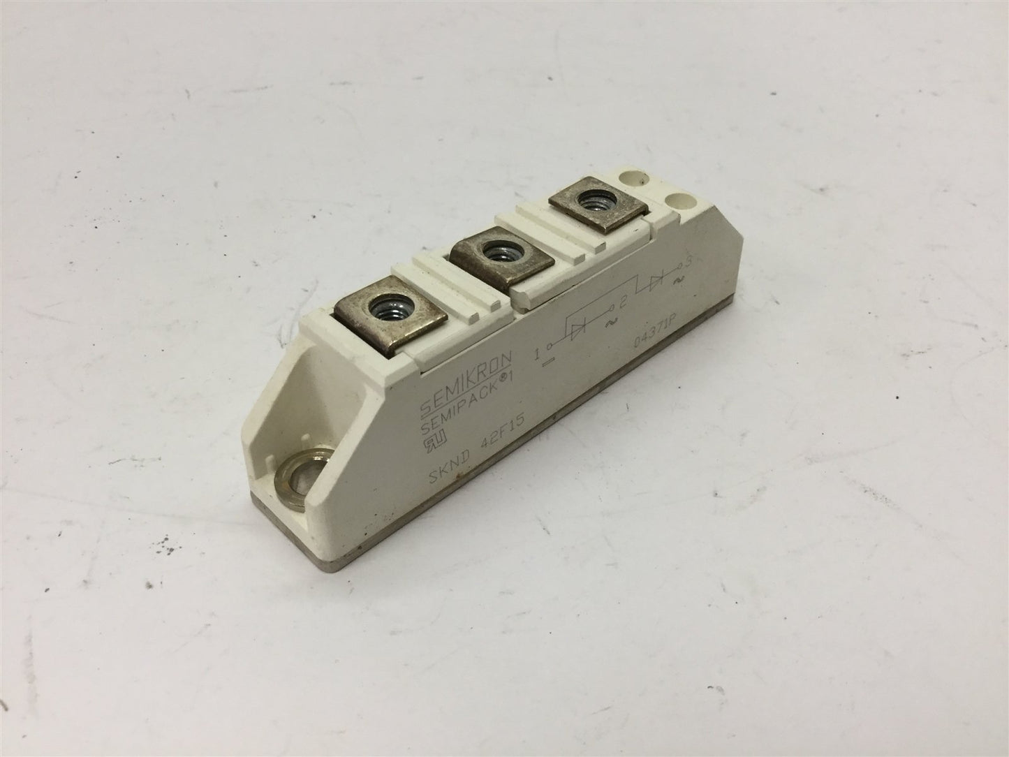 Used Semikron SKND42F15 Diode Power Module, Max Load Current: 42A, Max Voltage: 1500V