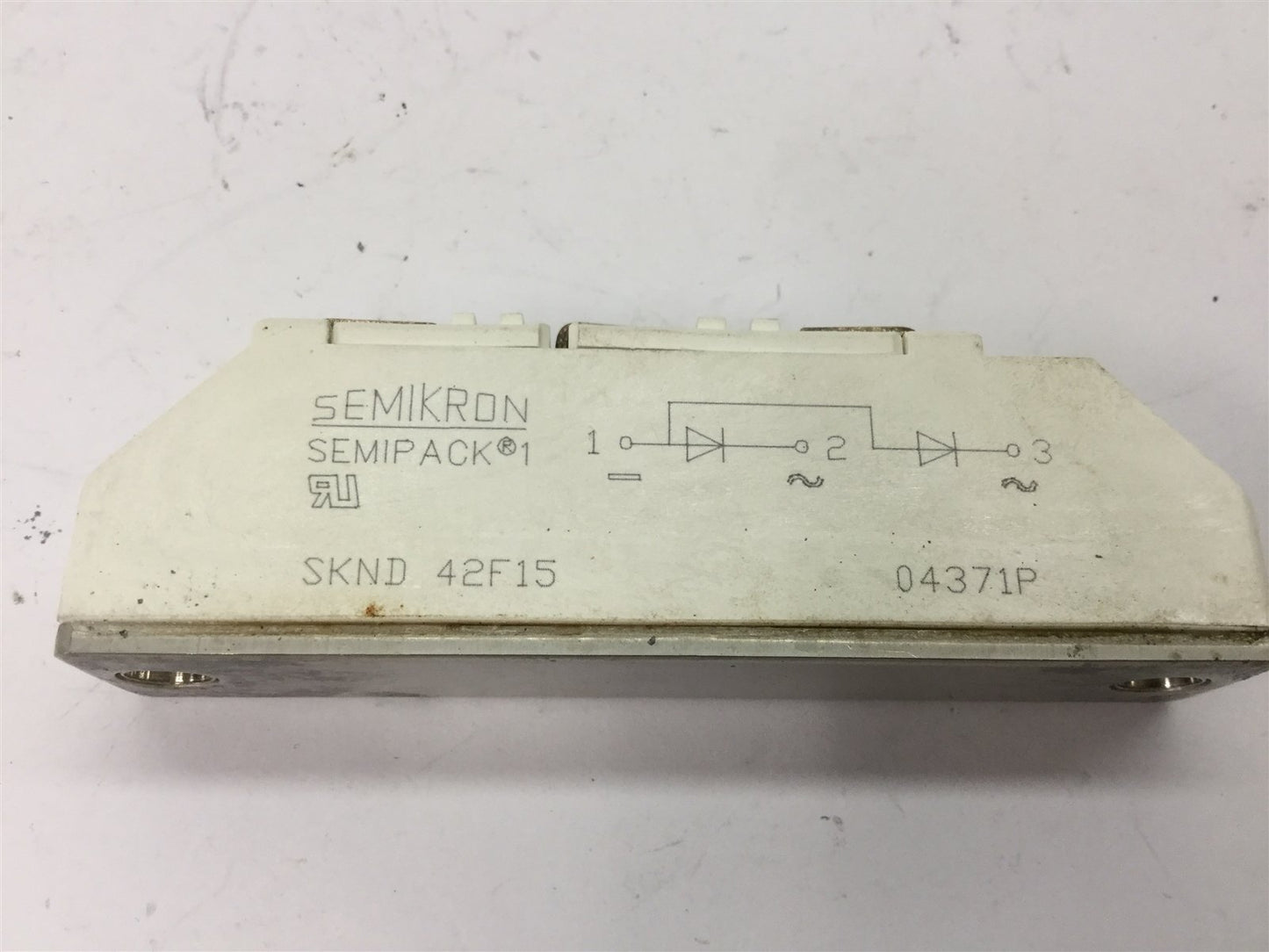Used Semikron SKND42F15 Diode Power Module, Max Load Current: 42A, Max Voltage: 1500V