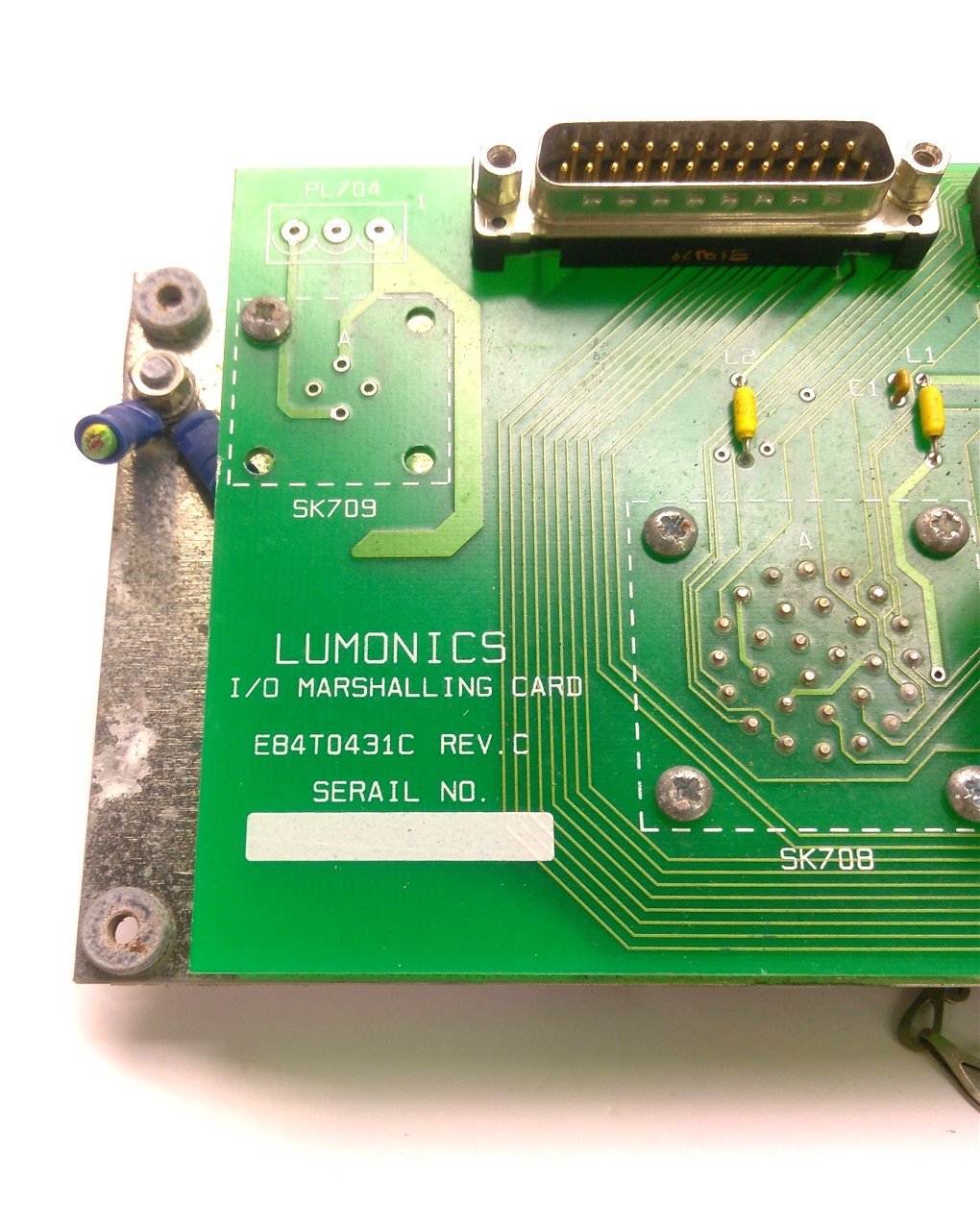 Used GSI Lumonics E84T0431C Rev. C I/O Marshaling Card, LuxStar LX-100