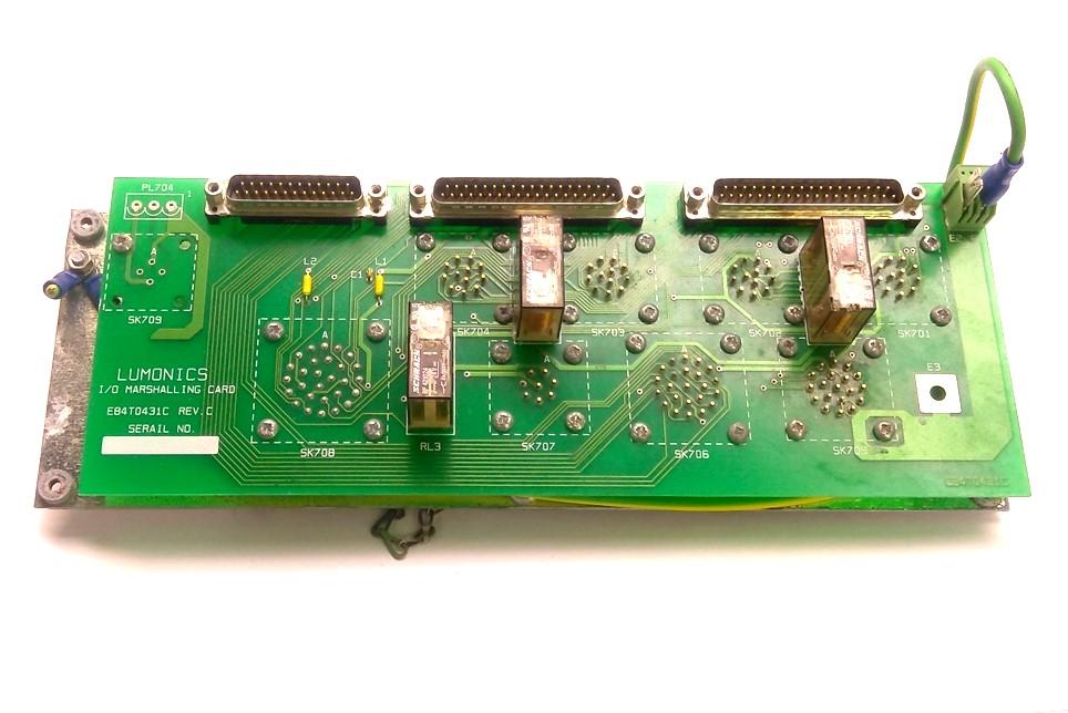 Used GSI Lumonics E84T0431C Rev. C I/O Marshaling Card, LuxStar LX-100