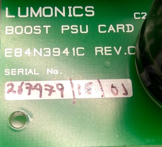 Used GSI Lumonics E84N3941C Rev. C Boost PSU Card, LuxStar LX-100