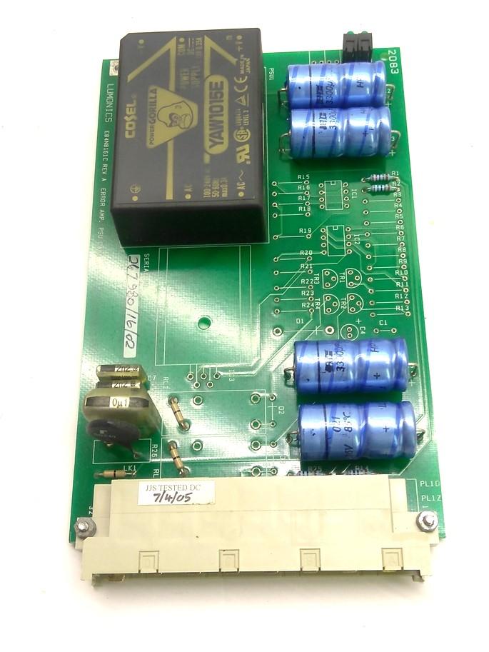 Used GSI Lumonics E84N8161C Rev. A Error Amp. PSU Card, LuxStar LX-100
