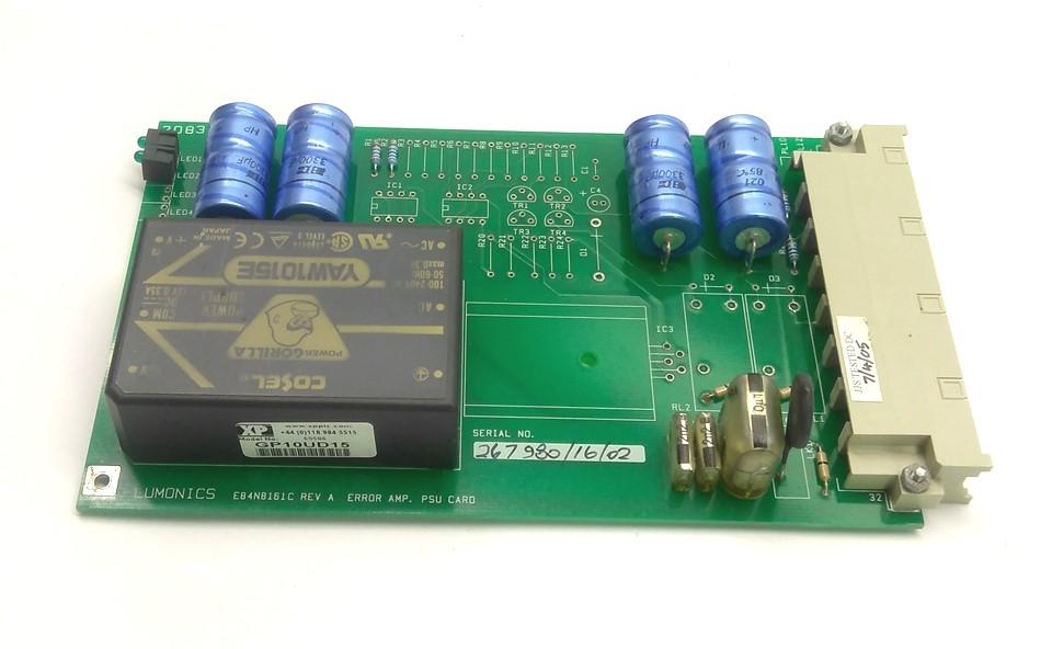 Used GSI Lumonics E84N8161C Rev. A Error Amp. PSU Card, LuxStar LX-100