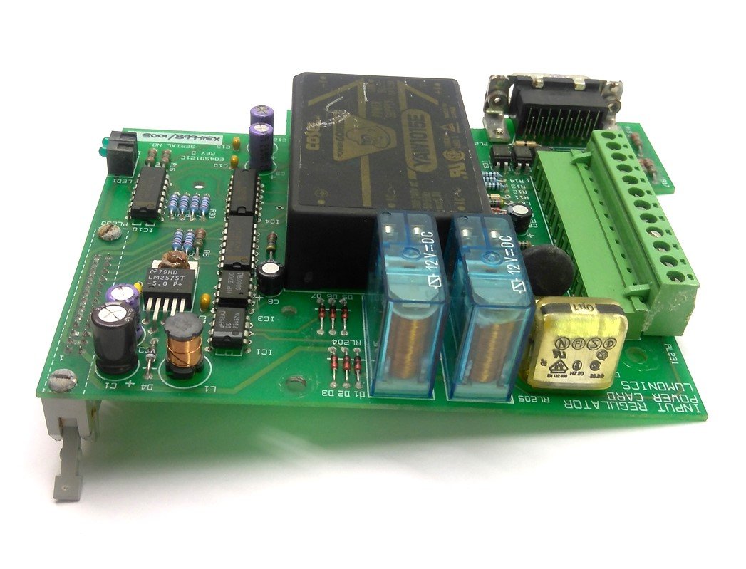 Used GSI Lumonics E84S0121C Rev. D Input Regulator Power Card, LuxStar LX-100