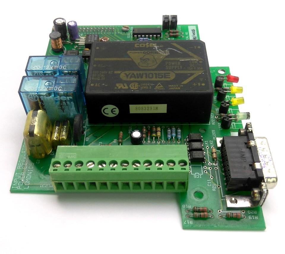 Used GSI Lumonics E84S0121C Rev. D Input Regulator Power Card, LuxStar LX-100