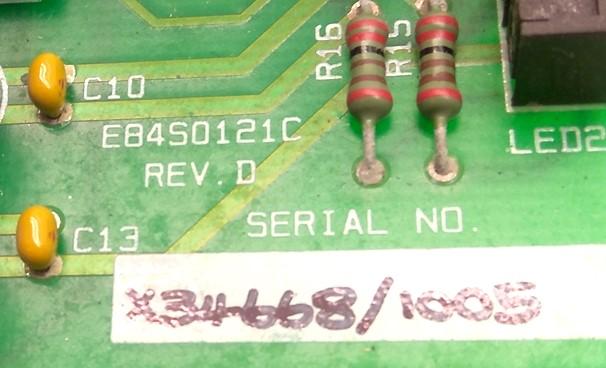 Used GSI Lumonics E84S0121C Rev. D Input Regulator Power Card, LuxStar LX-100