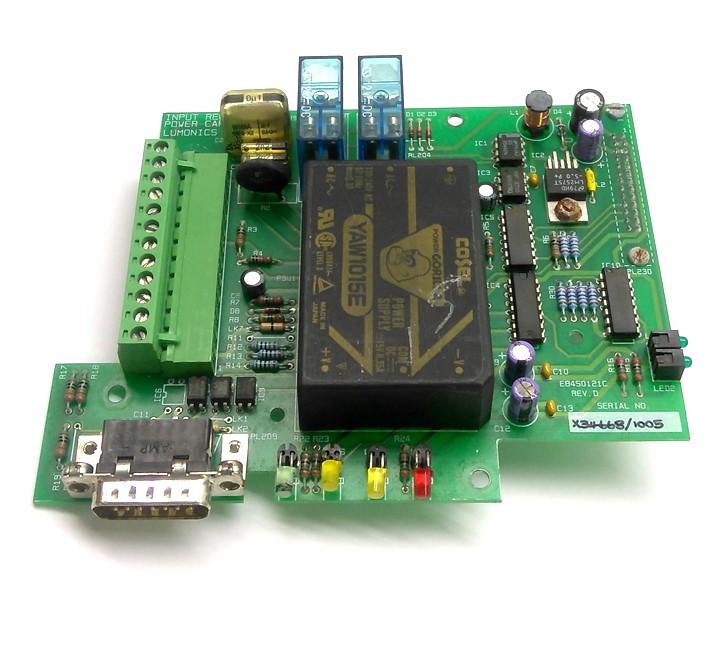 Used GSI Lumonics E84S0121C Rev. D Input Regulator Power Card, LuxStar LX-100