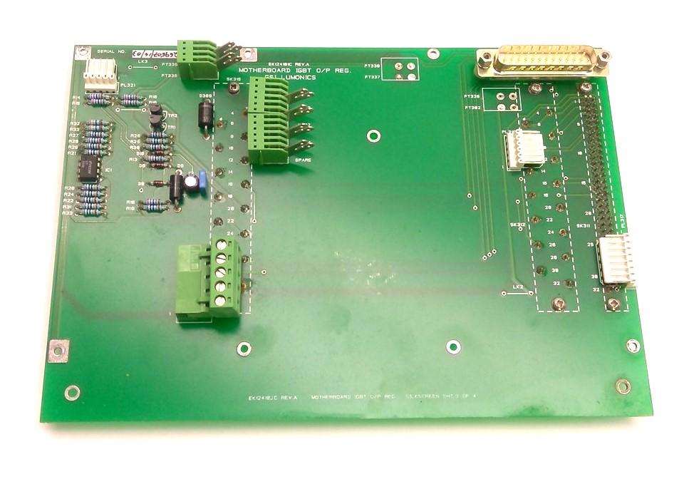 Used GSI Lumonics EK124101C Rev. A Motherboard IGBT O/P Reg. Card, LuxStar LX-100