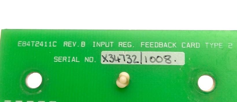 Used GSI Lumonics E84T2411C Rev. B Input Reg. Feedback Card Type 2, LuxStar LX-100