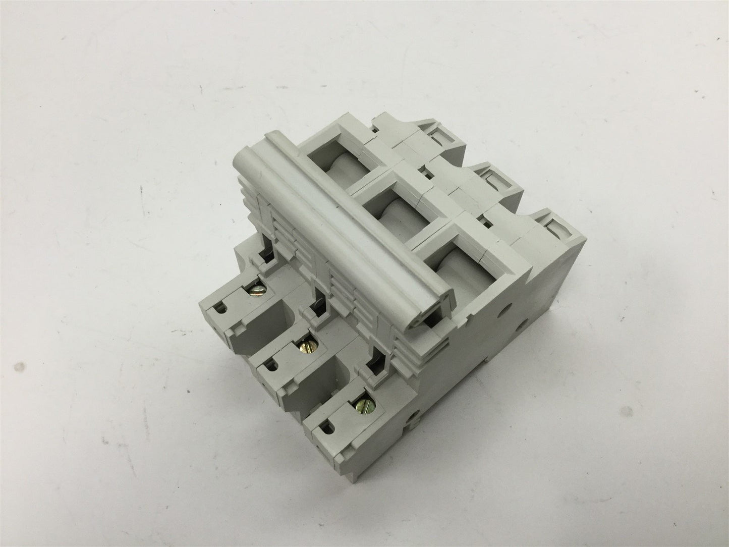 Used Legrand 215 04 Fuseholder, 3-Pole, Fuse Size: 14mm x 51mm, DIN Rail Mounting