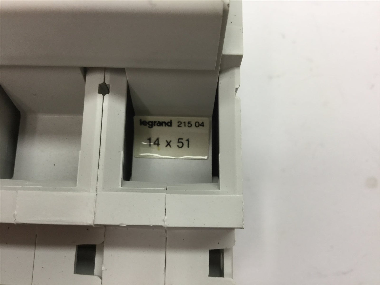 Used Legrand 215 04 Fuseholder, 3-Pole, Fuse Size: 14mm x 51mm, DIN Rail Mounting