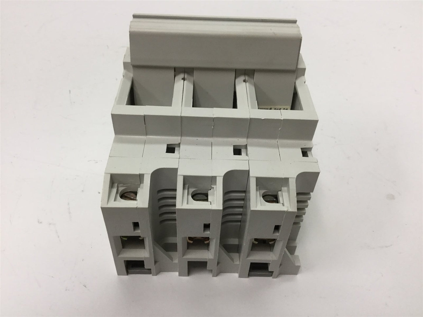 Used Legrand 215 04 Fuseholder, 3-Pole, Fuse Size: 14mm x 51mm, DIN Rail Mounting
