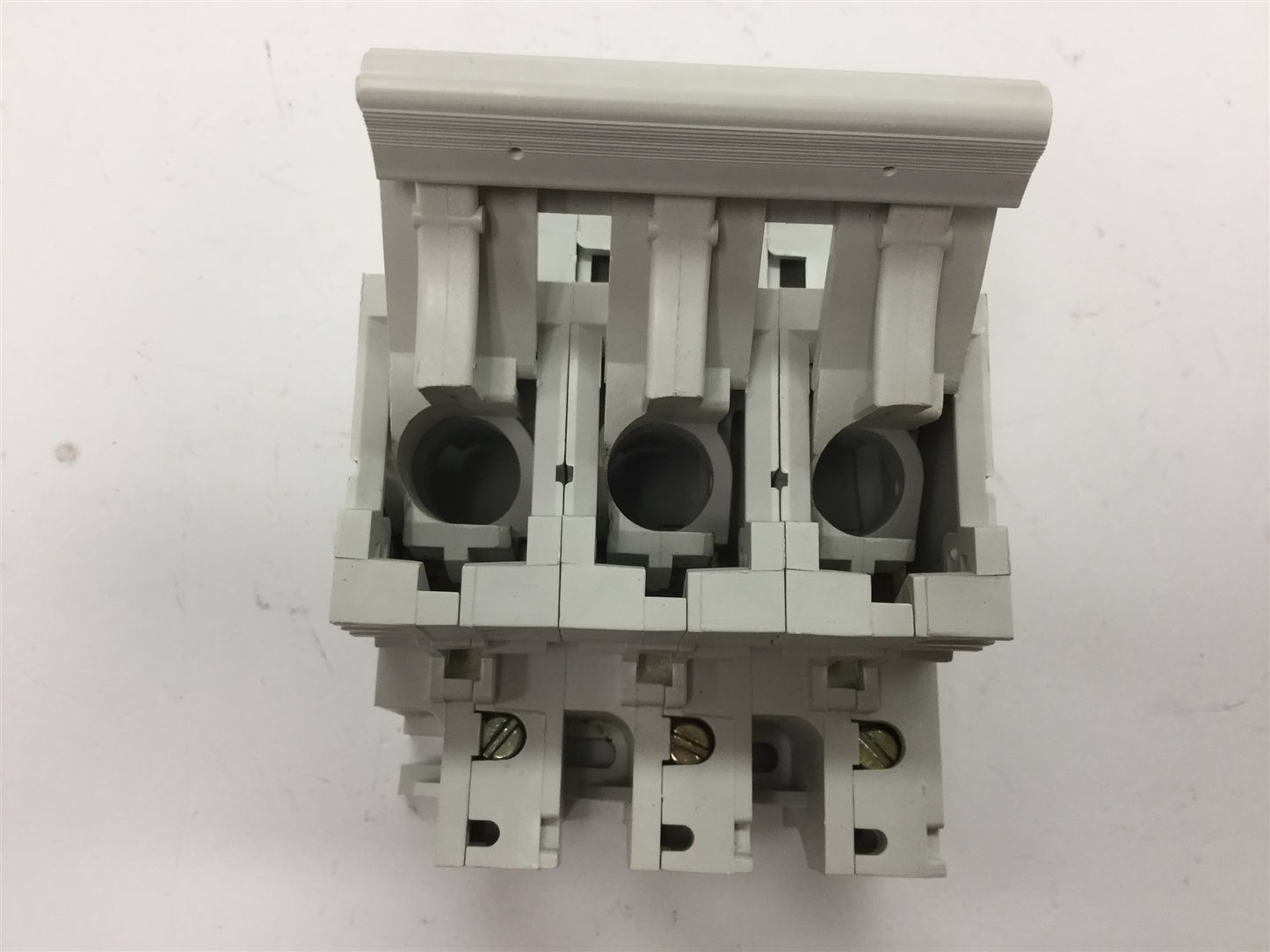 Used Legrand 215 04 Fuseholder, 3-Pole, Fuse Size: 14mm x 51mm, DIN Rail Mounting