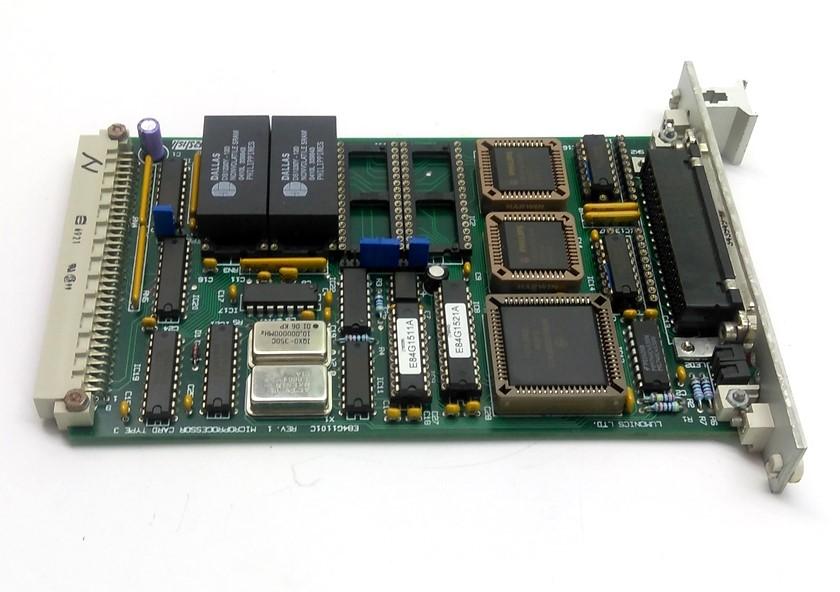Used GSI Lumonics E84G1101C Rev. 1 Microprocessor Card Type 3, LuxStar LX-100