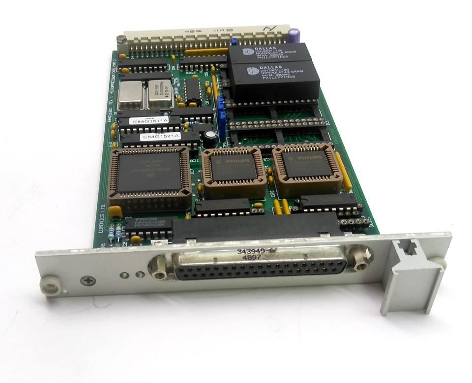 Used GSI Lumonics E84G1101C Rev. 1 Microprocessor Card Type 3, LuxStar LX-100