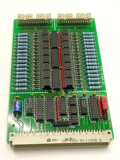 Used Gespac GESINP-2B 8720 Input Board/Card, LuxStar LX-100