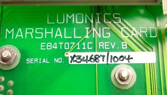 Used GSI Lumonics E84T0711C Rev. B Marshalling Card, LuxStar LX-100