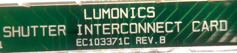 Used GSI Lumonics EC103281C & EC103371C Rev. B Shutter Drive & Interconnect Card