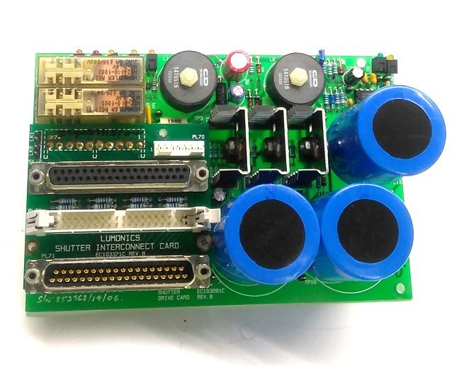 Used GSI Lumonics EC103281C & EC103371C Rev. B Shutter Drive & Interconnect Card