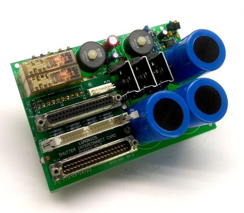 Used GSI Lumonics EC103281C & EC103371C Rev. B Shutter Drive & Interconnect Card