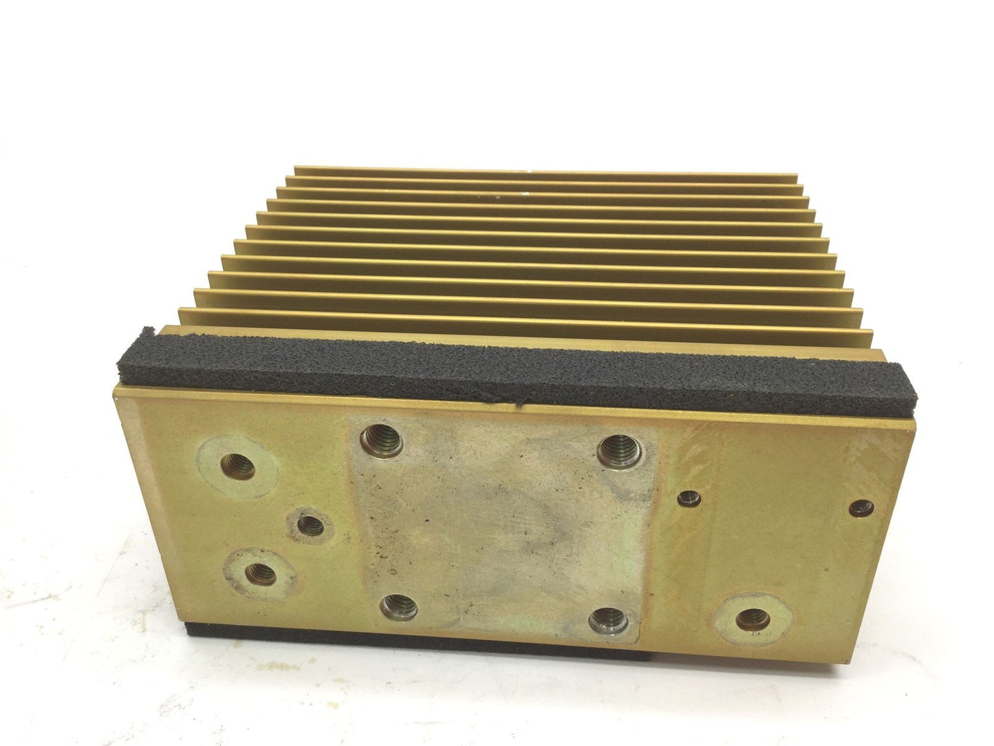 Used Lot of 2 Aluminum Semiconductor Style Heat Sinks, Finns: 22, 6" x 5" x 2.5"