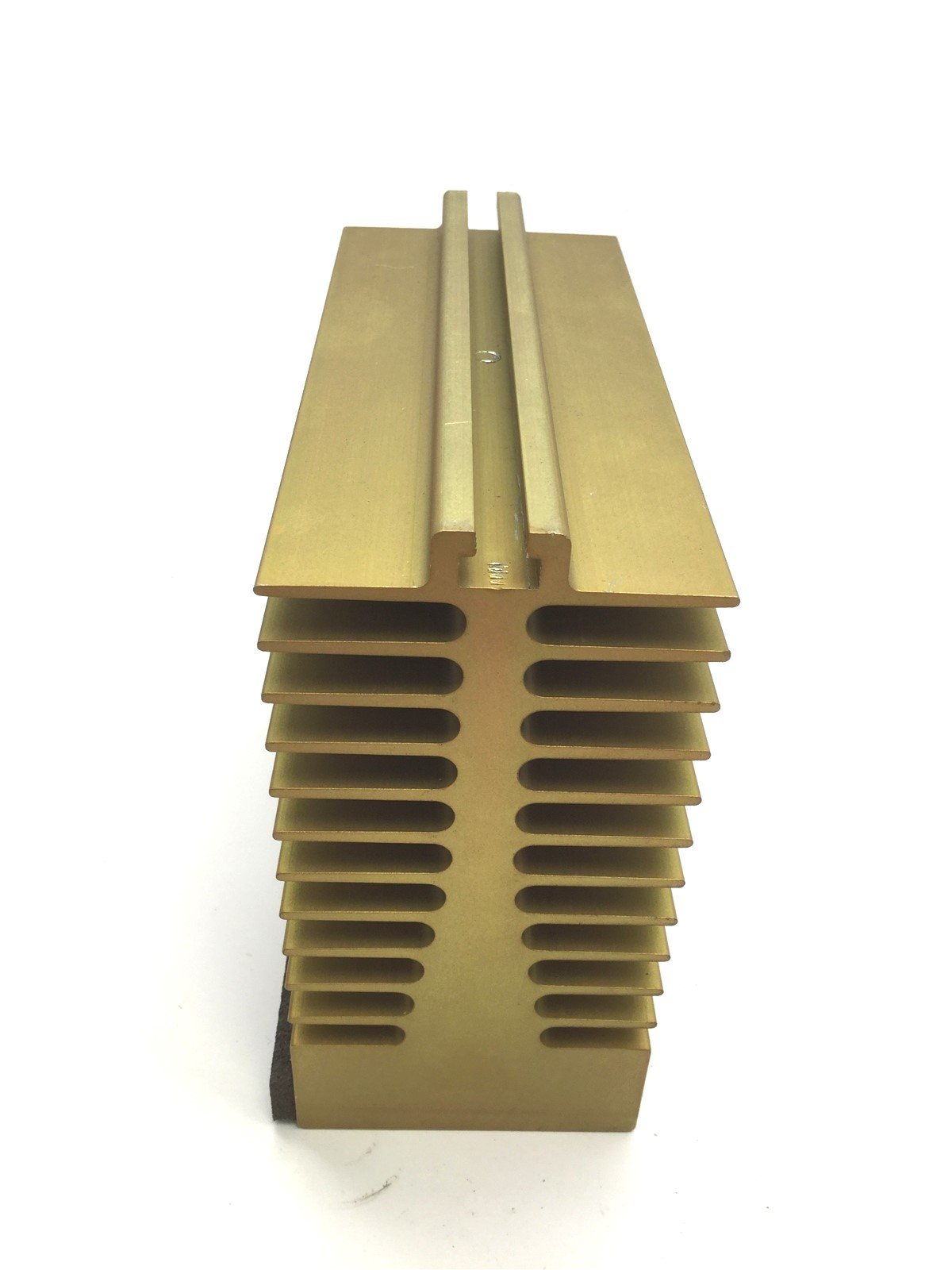Used Lot of 2 Aluminum Semiconductor Style Heat Sinks, Finns: 22, 6" x 5" x 2.5"