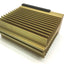 Used Lot of 2 Aluminum Semiconductor Style Heat Sinks, Finns: 22, 6" x 5" x 2.5"