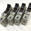 Used Lot of 4 Telemecanique DF6-AB10 Fuse Holders DIN Blocks, Class M, 700VAC 30A