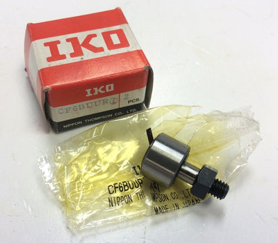New – Open box IKO CF6BUUR Stainless Cam Follower 6 mm Stud Diameter, 16 mm OD, 11 mm Width