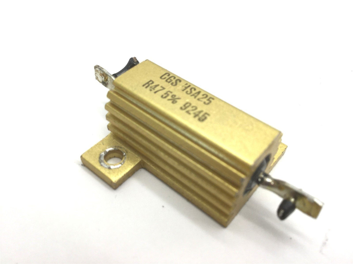 Used Lot of 6 TE Connectivity CGS HSA25 R47 Resistors Res: 0.47 Ohm Power: 25 Watt